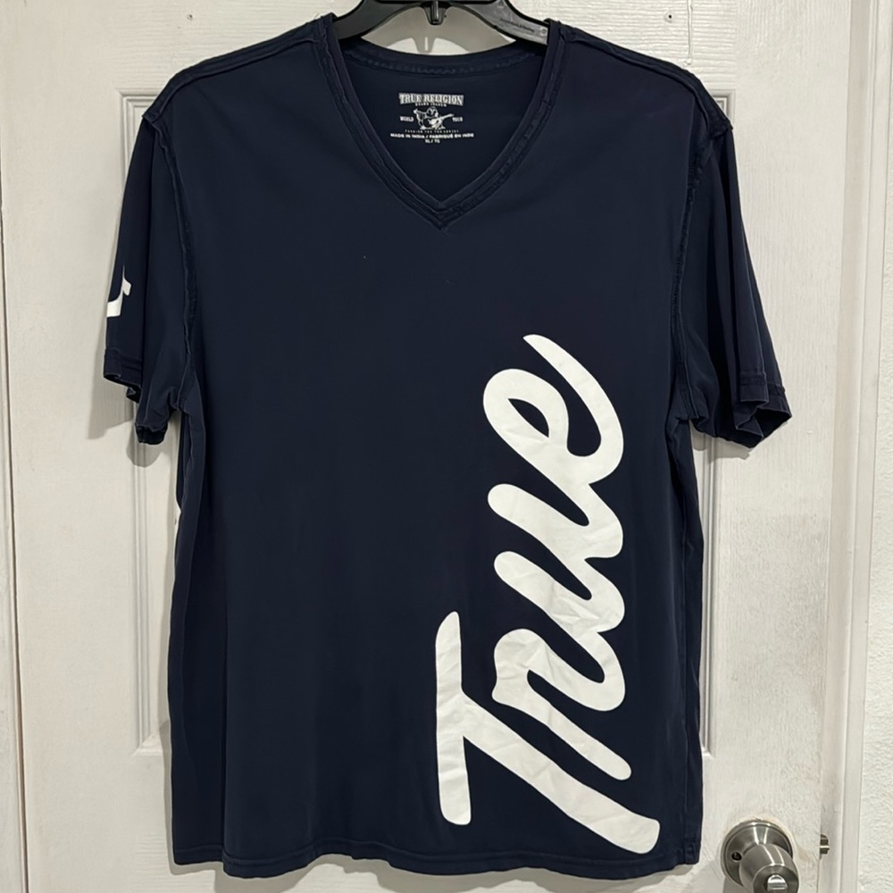 True Religion Nave Top Graphic by White The Logo For Men Size XL